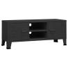 Industrial Black TV Cabinet - Sturdy Metal Design | Hipo Market