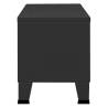 Industrial Black TV Cabinet - Sturdy Metal Design | Hipo Market