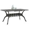 Garden Table Bronze 150x90 cm - Stylish Cast Aluminium