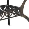 Garden Table Bronze 150x90 cm - Stylish Cast Aluminium