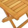 Sun Loungers 2 pcs with Table - Solid Acacia Wood | HipoMarket