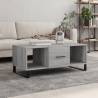 Coffee Table Grey Sonoma 102x50x40 cm Engineered Wood Colour grey sonoma Quantity in Package 1 