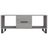 Stylish Grey Sonoma Coffee Table - 102x50 cm | Hipo Market