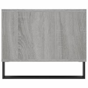 Stylish Grey Sonoma Coffee Table - 102x50 cm | Hipo Market