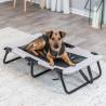 TRIXIE Dog Lounger 79x19x50 cm - Grey and Black