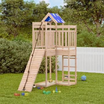 Outdoor Playset Solid Wood Pine - Fun & Durable Playground