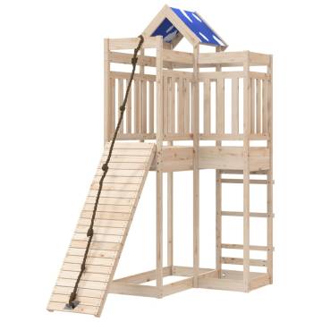 Outdoor Playset Solid Wood Pine - Fun & Durable Playground