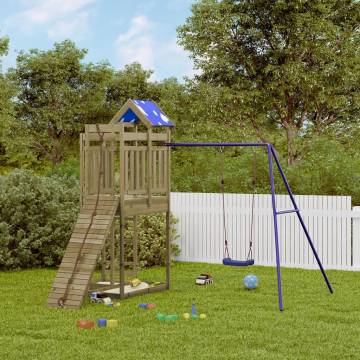 Outdoor Playset Impregnated Wood Pine | Fun for Kids