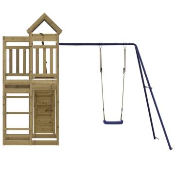 Outdoor Playset Impregnated Wood Pine | Fun for Kids