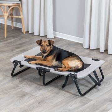 TRIXIE Dog Lounger 79x19x50 cm - Grey and Black