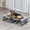 TRIXIE Dog Lounger 79x19x50 cm - Grey and Black