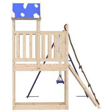 Outdoor Playset Solid Wood Pine - Backyard Adventure Hub