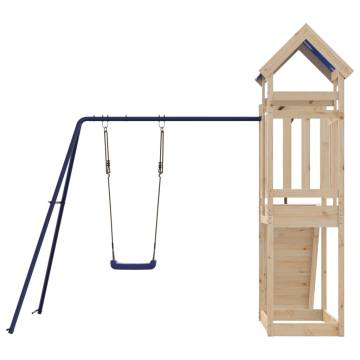 Outdoor Playset Solid Wood Pine - Backyard Adventure Hub