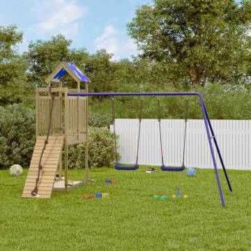 Outdoor Playset Impregnated Wood Pine - Fun for Kids!