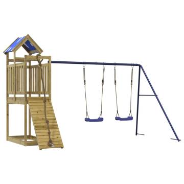 Outdoor Playset Impregnated Wood Pine - Fun for Kids!