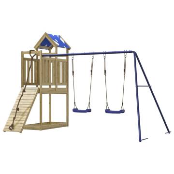 Outdoor Playset Impregnated Wood Pine - Fun for Kids!