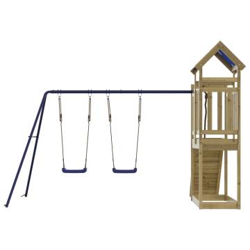 Outdoor Playset Impregnated Wood Pine - Fun for Kids!