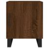 Modern Brown Oak Bedside Cabinet | 40x40x50 cm