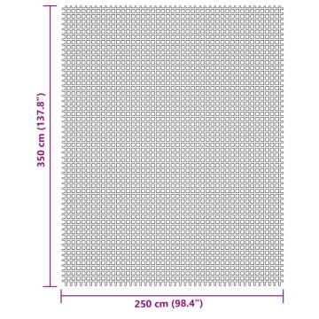 Camping Floor Mat Cream 3.5x2.5m - Durable & Versatile