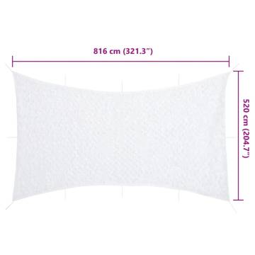 Camouflage Net with Storage Bag - 816x520 cm White