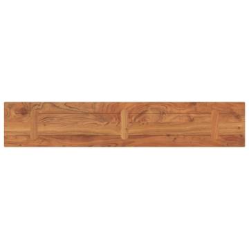 Rectangular Solid Wood Acacia Table Top - 140x20x2.5 cm