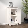 Elegant White Pine Sideboard - 40x35x80 cm | Hipomarket