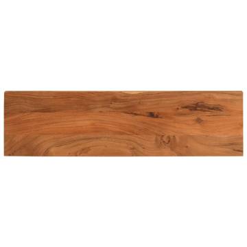 Rectangular Solid Wood Acacia Table Top 120x40 cm - HipoMarket