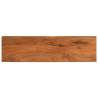 Rectangular Solid Wood Acacia Table Top 120x40 cm - HipoMarket