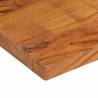 Rectangular Solid Wood Acacia Table Top - 110x60x3.8 cm