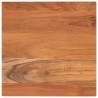 Table Top 50x50x2.5 cm Square Solid Wood Acacia Colour acacia wood(natural) Size 50 x 50 cm Quantity in Package 1 Thickness 25 mm 