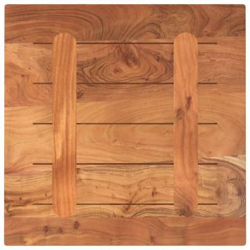 Square Solid Wood Acacia Table Top 50x50 cm | HipoMarket