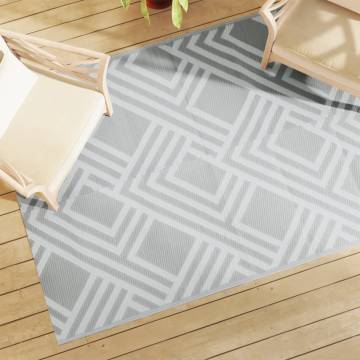 Outdoor Carpet Grey 140x200 cm - Durable & UV-Resistant