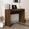 Desk Brown Oak 90x40x72 cm Engineered Wood Colour brown oak 