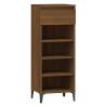 Elegant Brown Oak Shoe Rack | 40x36x105 cm | Hipomarket