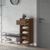 Elegant Brown Oak Shoe Rack | 40x36x105 cm | Hipomarket