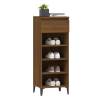 Elegant Brown Oak Shoe Rack | 40x36x105 cm | Hipomarket