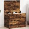 Storage Box Smoked Oak 60x42x46 cm Engineered Wood Colour smoked oak Size 60 x 42 x 46 cm Quantity in Package 1 