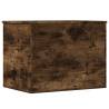 Storage Box Smoked Oak - Stylish Engineered Wood 60x42x46 cm