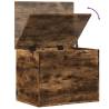 Storage Box Smoked Oak - Stylish Engineered Wood 60x42x46 cm