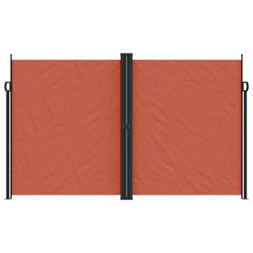 Retractable Side Awning Terracotta 200x600 cm | HipoMarket