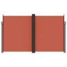 Retractable Side Awning Terracotta 200x600 cm | HipoMarket