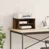 Printer Stand Smoked Oak - Organise Your Workspace | Hipomarket