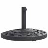 Stable Parasol Base for Ø38/48mm Poles - Half Round 9kg