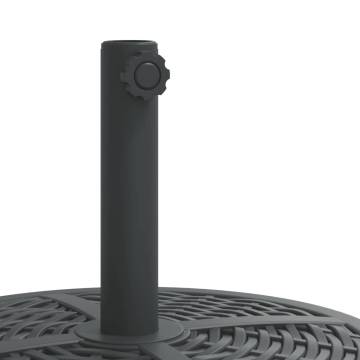 Parasol Base with Wheels for Ø38/48mm Poles - 27kg Round