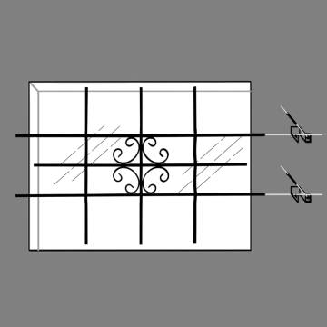 Window Security Grilles 69 x 114 cm | Durable & Stylish Protection