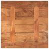 Solid Wood Acacia Table Top 40x40 cm - Rustic Charm