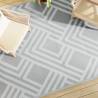 Outdoor Carpet Grey 190x290 cm PP Colour stripe grey Size 190 x 290 cm Quantity in Package 1 