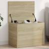 Storage Box Sonoma Oak 60x42x46 cm Engineered Wood Colour sonoma oak Size 60 x 42 x 46 cm Quantity in Package 1 