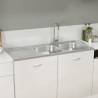 Double Sink Stainless Steel Kitchen Sink - 1200x600 mm