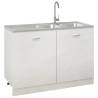 Double Sink Stainless Steel Kitchen Sink - 1200x600 mm